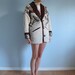 Pioneer Wear Southwestern Sweater Coat Jacket Cowboys and Indians with Fringe