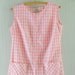 Skort Dress Pink Gingham Bright Summer Culotte