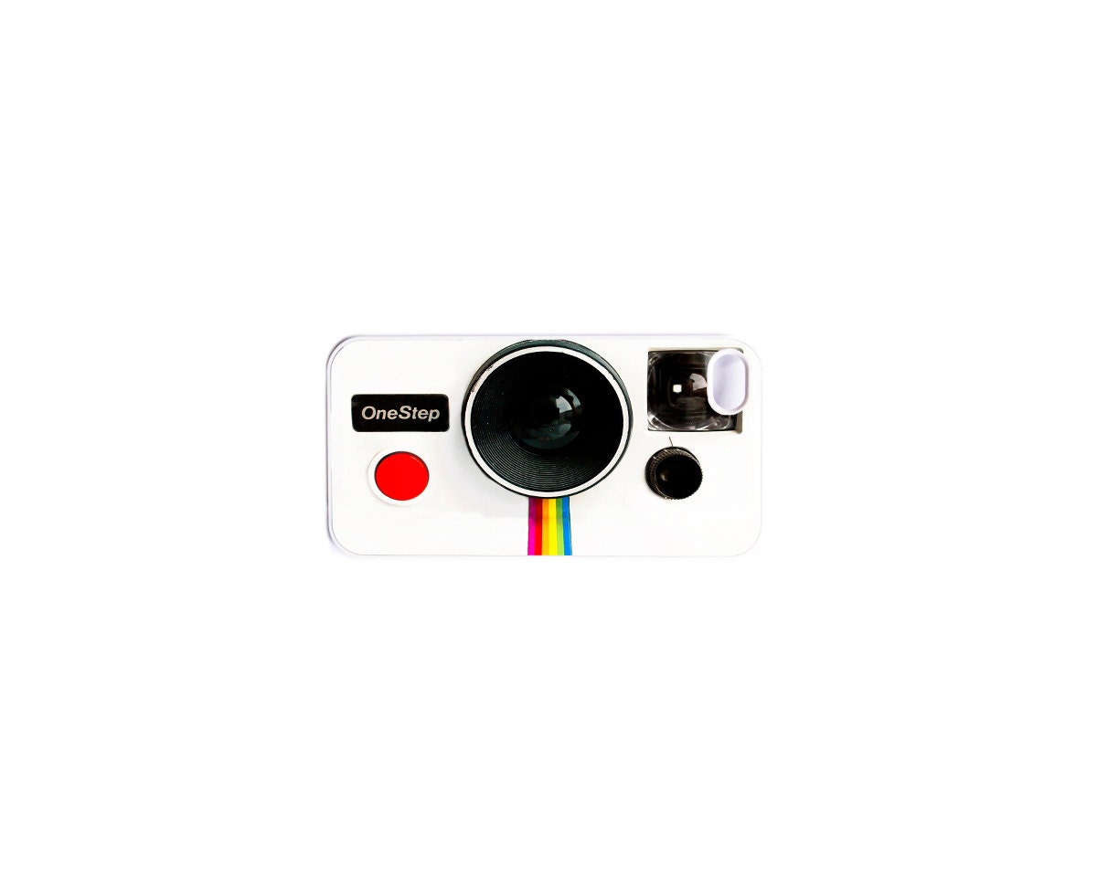 Cool iPhone 4 case, gadget cover, polaroid camera cell phone cover for photographers, Fathers Day gift idea