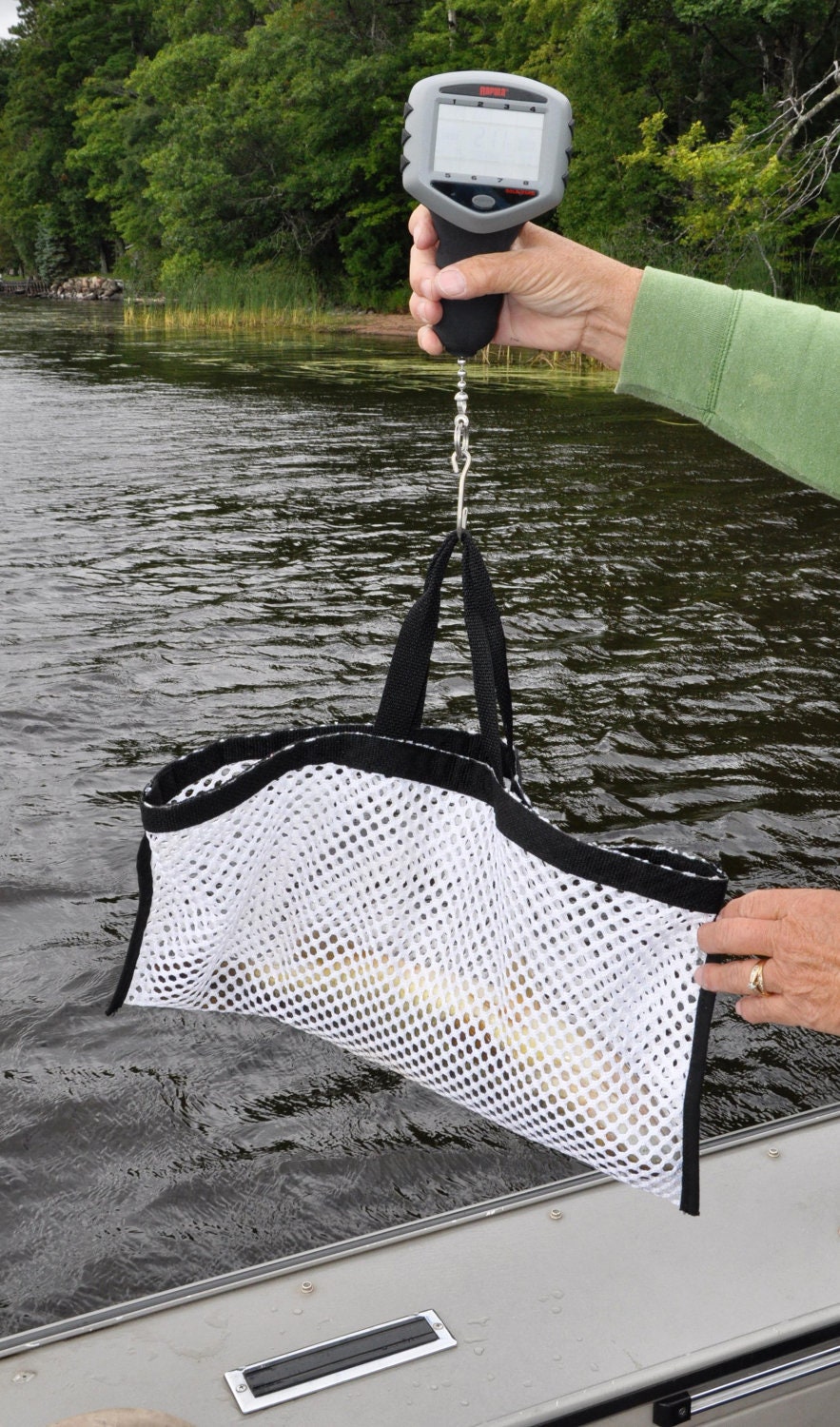 Bass Weigh In Bag Bass Culling Bag Bass by whittleseycreek on Etsy