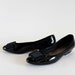 Sale - 1970s Black Bow Patent Flats. Mod. Office Fashion. Mad Men Fashion. Fall Fashion. Weddings. US Size 7M