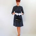 Sale - 1950s Gray Wool Dress. Peck & Peck. Mad Men Fashion. Office Fashion. Audrey Hepburn. Fall Fashion. Size Small
