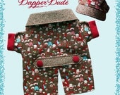 Dog Clothes Pattern To Sew Boys Coat & Cap PDF Pattern