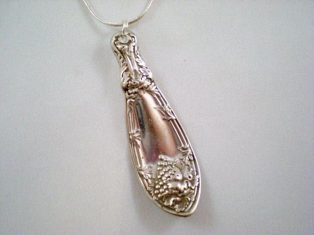 Spoon Pendant, Antique Silverware Jewelry, Wedding Jewelry, Bridesmaid Gifts LAVIGNE 1908