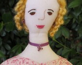 Handmade mid nineteenth century rag doll