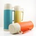 Orange Ribbed Thermos