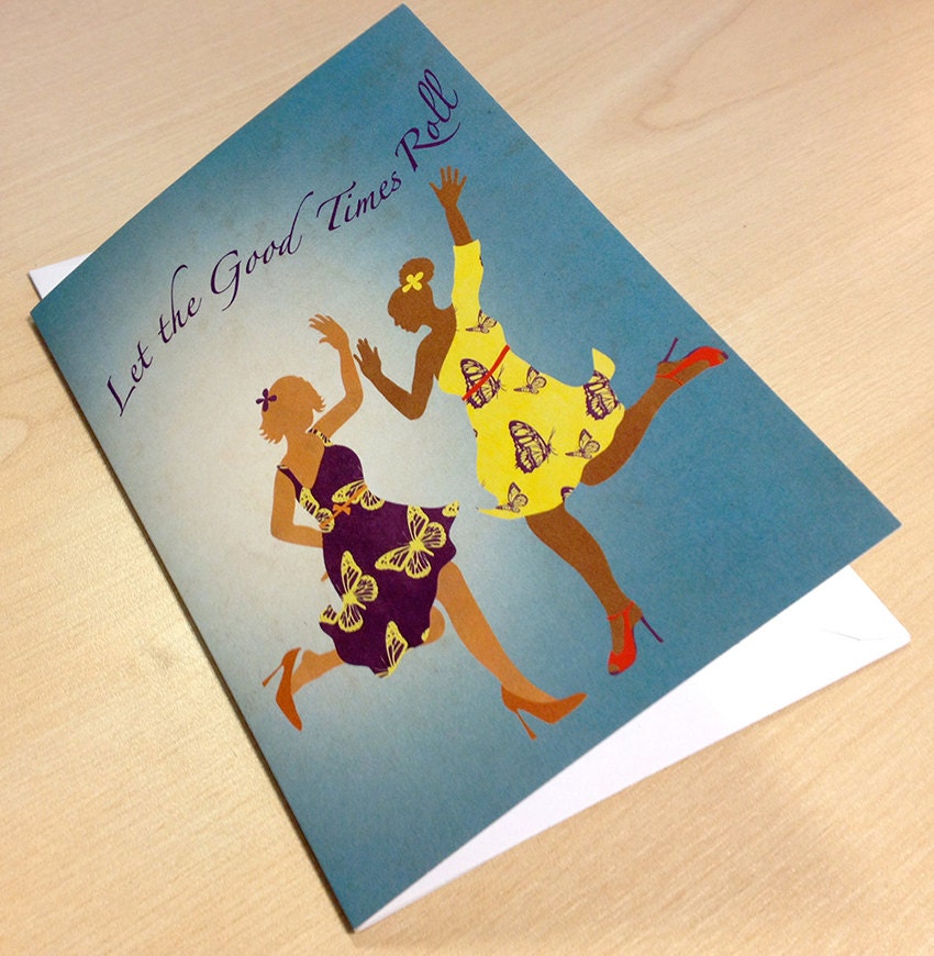 Birthday Card - Let's Dance - Greeting Card