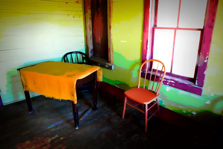Room with Red Chair A Fine Art Wall Decor Photograph