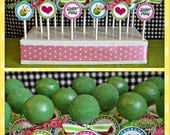Sugar Peas Circle Tags