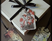 Tarot cards of Death Gift Tags - Set of 6
