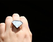 Custom Diamond Ring (laser cut acrylic)