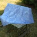 Square Block Quilt - Blue throw blanket - Handmade Patchwork Quilt - Blue Quilt