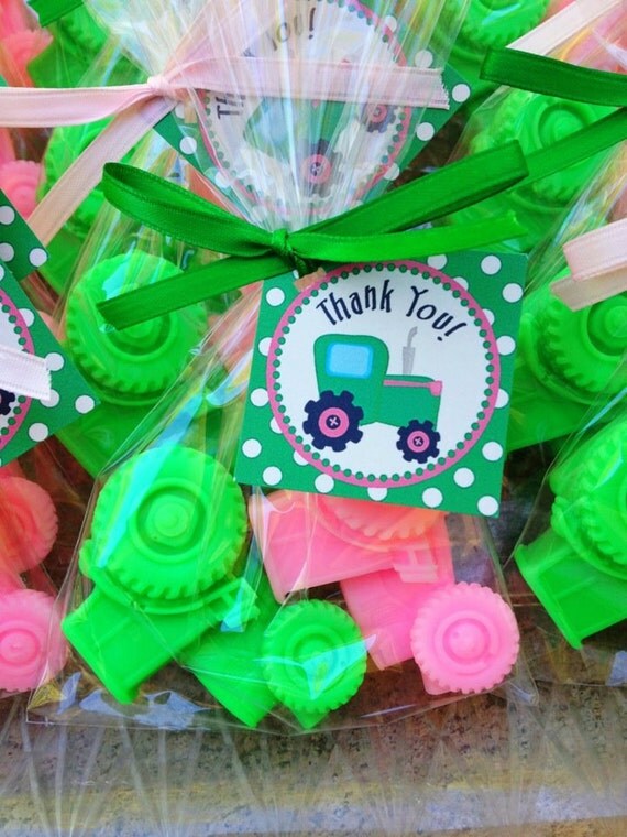 10 TRACTOR SOAP FAVORS (soaps only) - Deere Inspired Birthday, Tractor Baby Shower, Construction Birthday, Farm Il_570xn