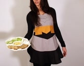 Batman apron -- women's full apron