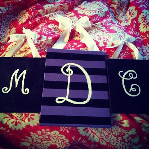 Customizable Monogram Paintings