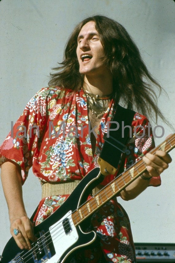 Rush Geddy Lee 1975 8X12 Photo by ianmark on Etsy