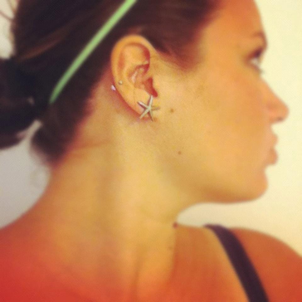 starfish earrings perfect for bridesmaids and beach weddings