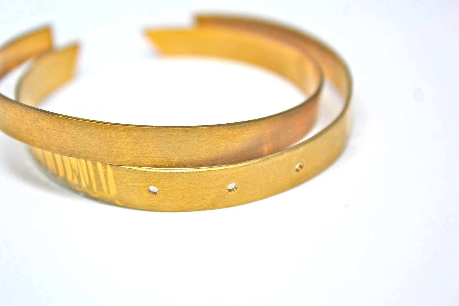 Gold Engraved Bangle