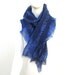 Reserved listing Nuno Felt Wrap Silk Viscose Shawl Midnight Blue
