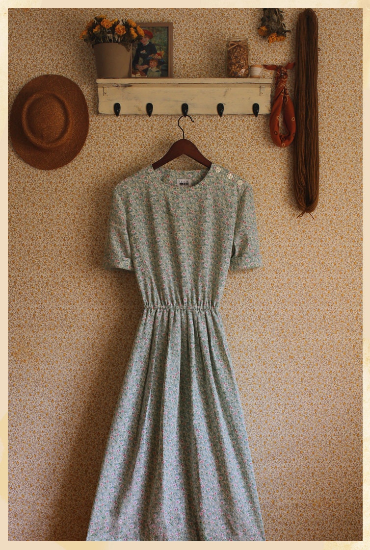 The Katrina Floral Vintage Dress