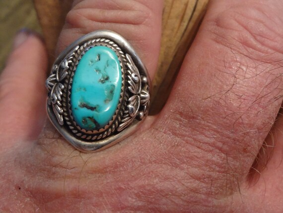 Native American Ring Sterling Silver Running Bear by BerrysGoods