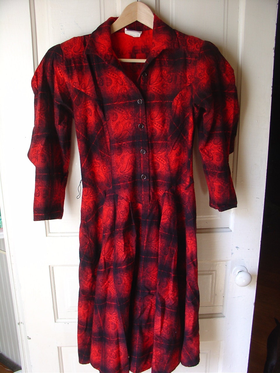 Plaid Flannel Dress