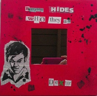 Dexter Mirror - Mixed Media Art