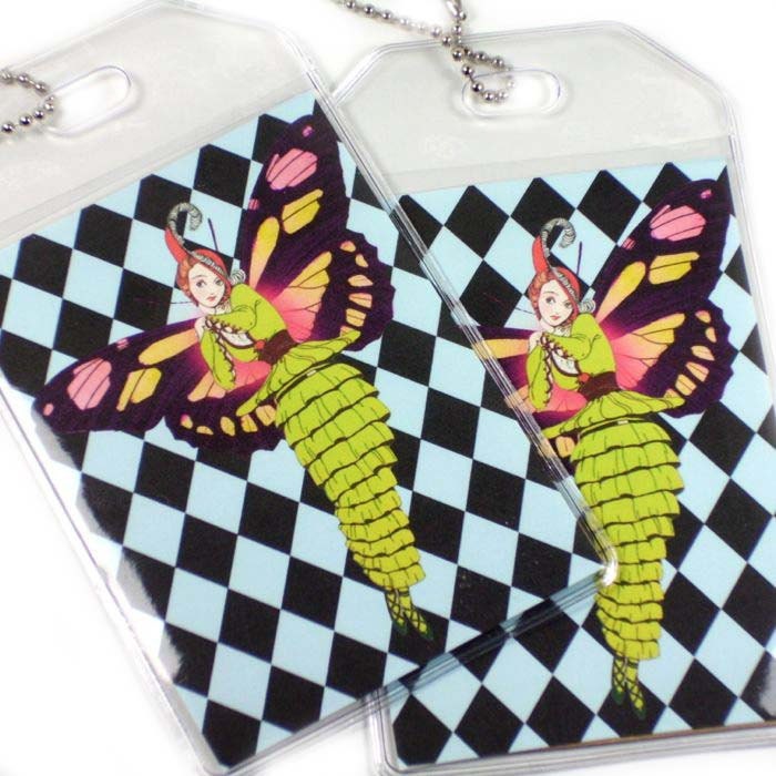 Luggage Tags - Vintage Fairy - Set of two tags