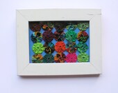YoYo Quilt Framed