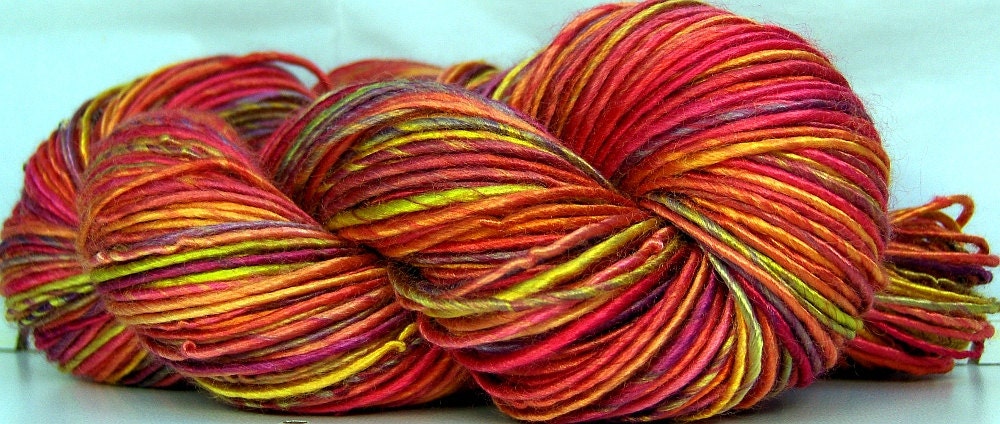 HandSpun Bamboo Yarn Summer Carnival 214 yards