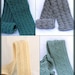 Forest Trails Cable Scarves Crochet Pattern - 4 Striking Cable Designs