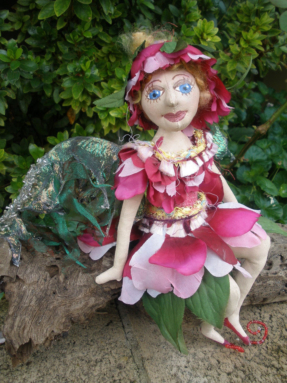 Instant DOWNLOAD, E- Pattern- BLOSSOM, Flower Fairy,   Height 23 cm (9 inches)