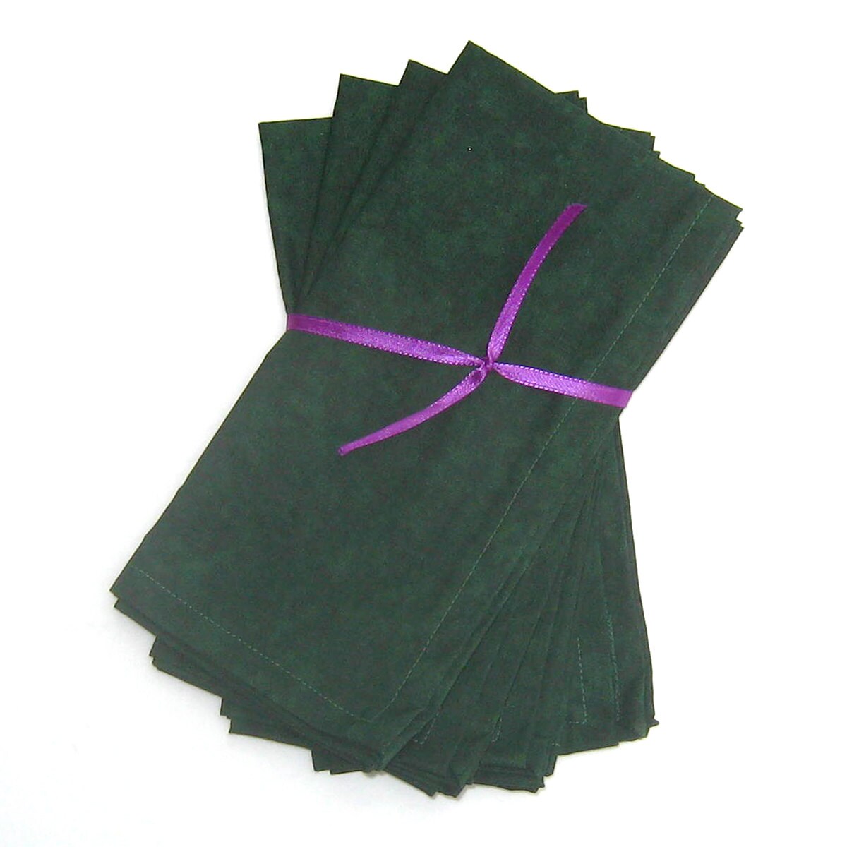 Dark Forest Green Cloth Napkins Set of 4 by SuchPrettyColors