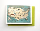 USA - Single Notecard