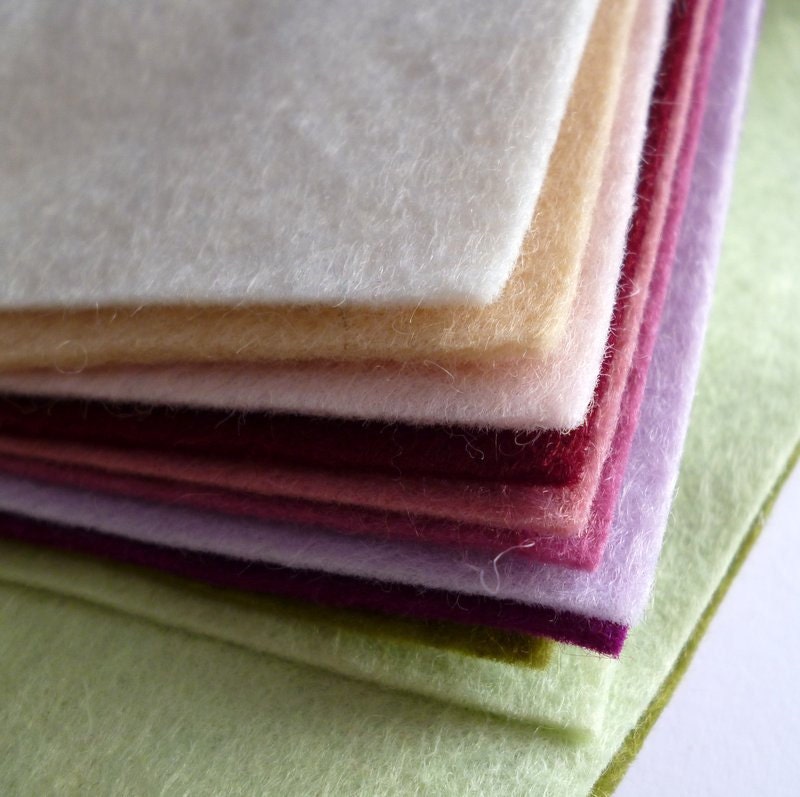 MUTED Premium Wool Blend Felt Pack 10x 6" squares