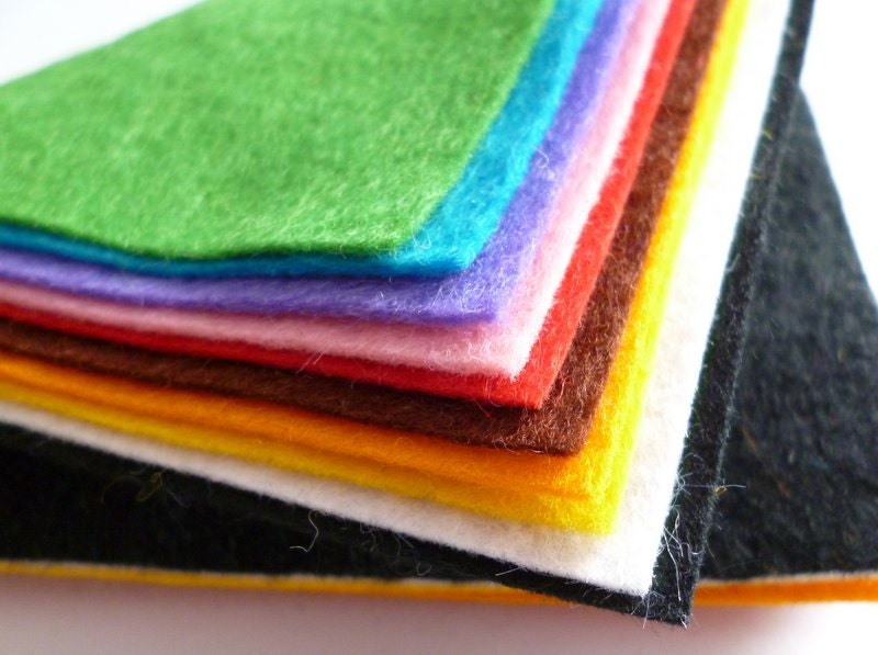 BASICS Premium Wool Blend Felt Pack 10x 6" squares