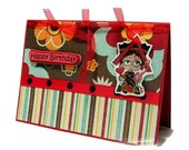 Birthday Card - Wizard of Oz Kreepy Kids Queen of Hearts