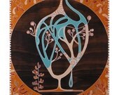 Balance, 8"x8"- Mounted Print of My Original Painting, Ready To Hang, Great Size For a Gift