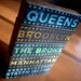New York City Art- City Blocks- Five Boroughs Art Block Set- City Art- City Word Art- City Blocks- Gift