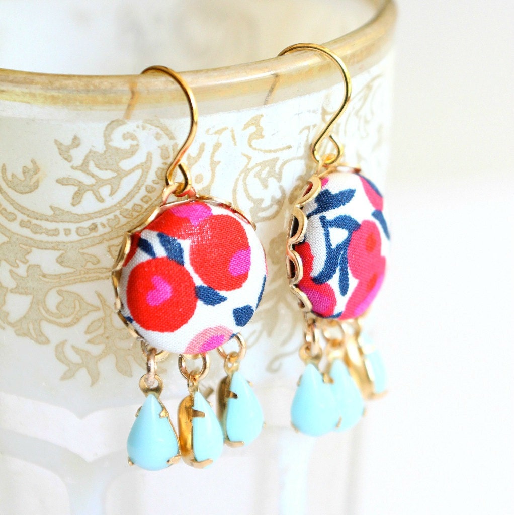Little Colorful Chandelier Earrings