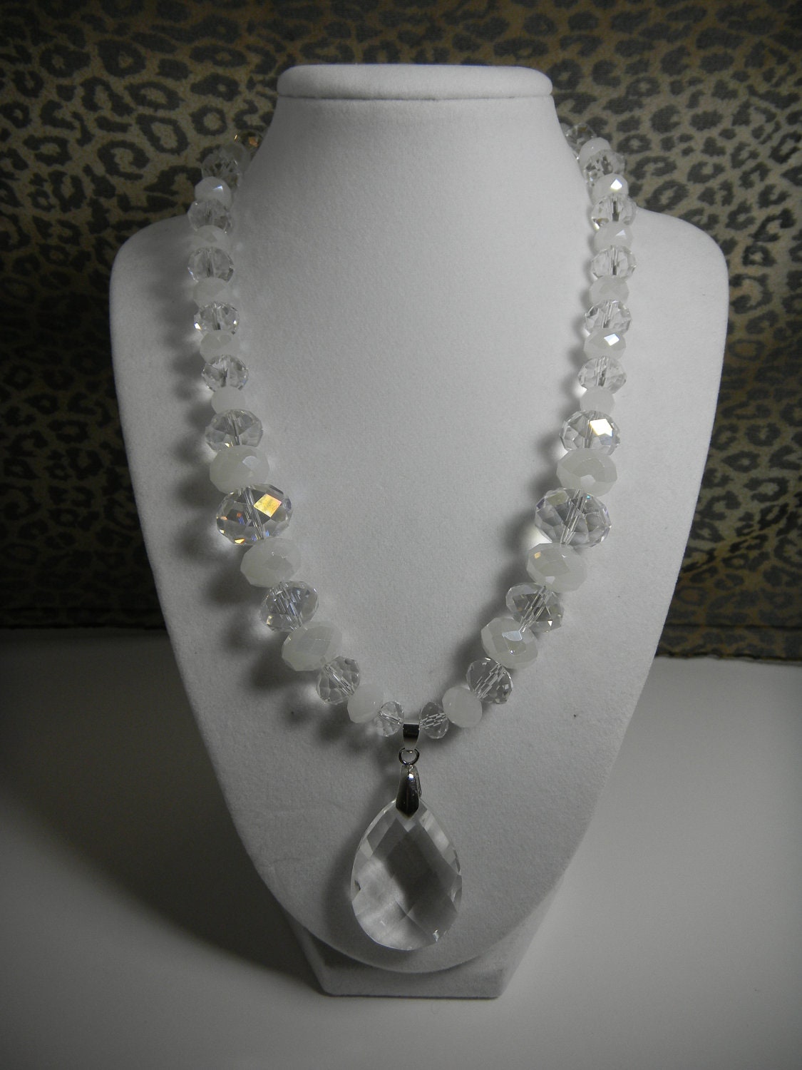 Crystals and Ice Necklace