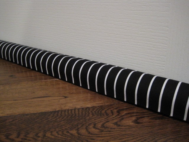 e x t r a L O N G stripe draft stopper, draft snake, draught excluder, door draft stoppers