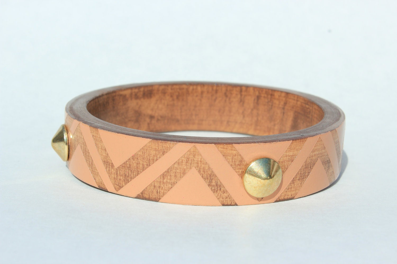 Nude Studded Bangle - S-XL