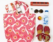 The Alexander Sack - Flower Fields in Rosy / Penny Black / Goldenrod
