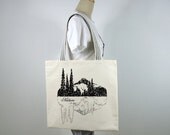 Mountain Scenery Canvas Tote Bag