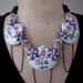 Vintage Statement Steampunk Necklace Assemblage - Tipsy