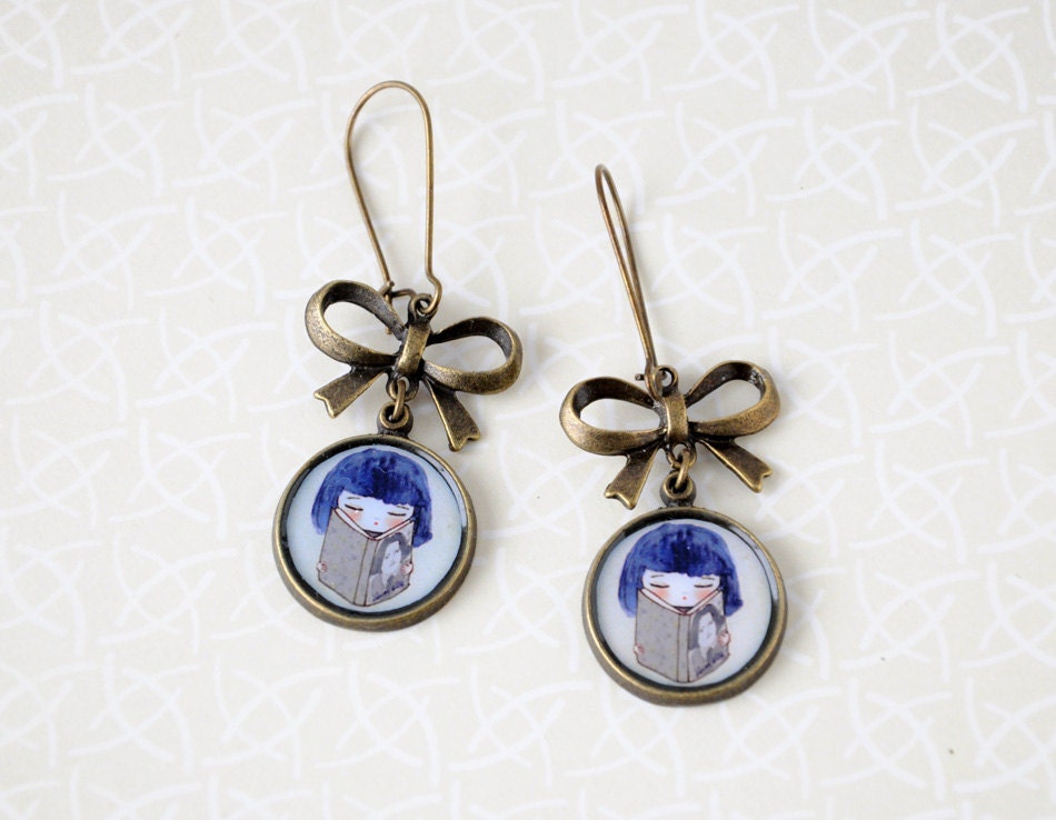 Oscar Wilde Love earrings