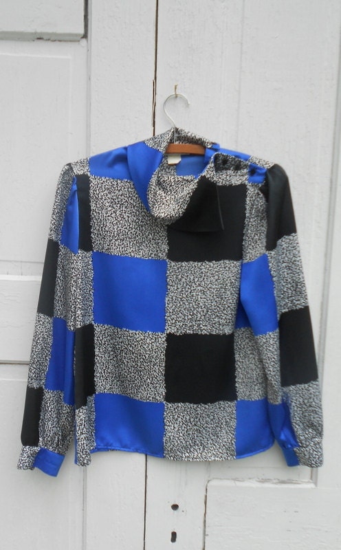 REDUCED geometric shirt avant garde blouse medium large