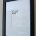 Waiting For Spring : original bird drawing in a 11x14 frame