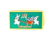 Vintage White Rabbit Rolls 1960s Republic of China Candy Tin